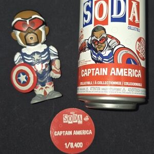 Funko Captain America Vinyl Figure – Red, White, Blue